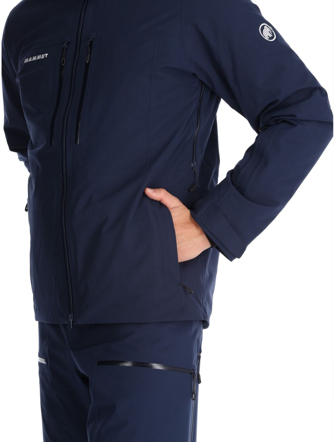 Mammut, Stoney HS Thermo Hooded ski-jas heren Marine blauw 