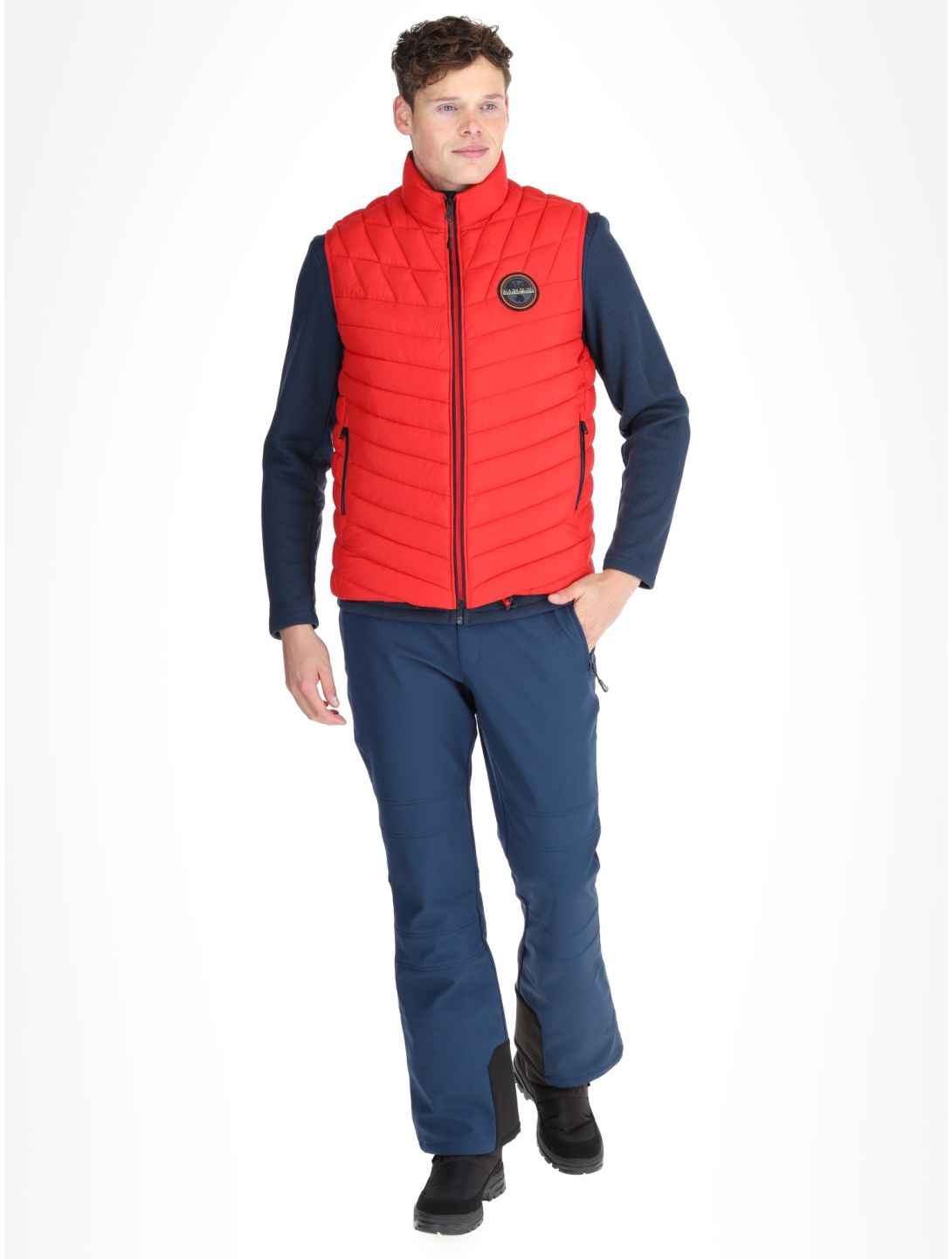 Napapijri, A-Lapaz V bodywarmer heren Red Goji rood 