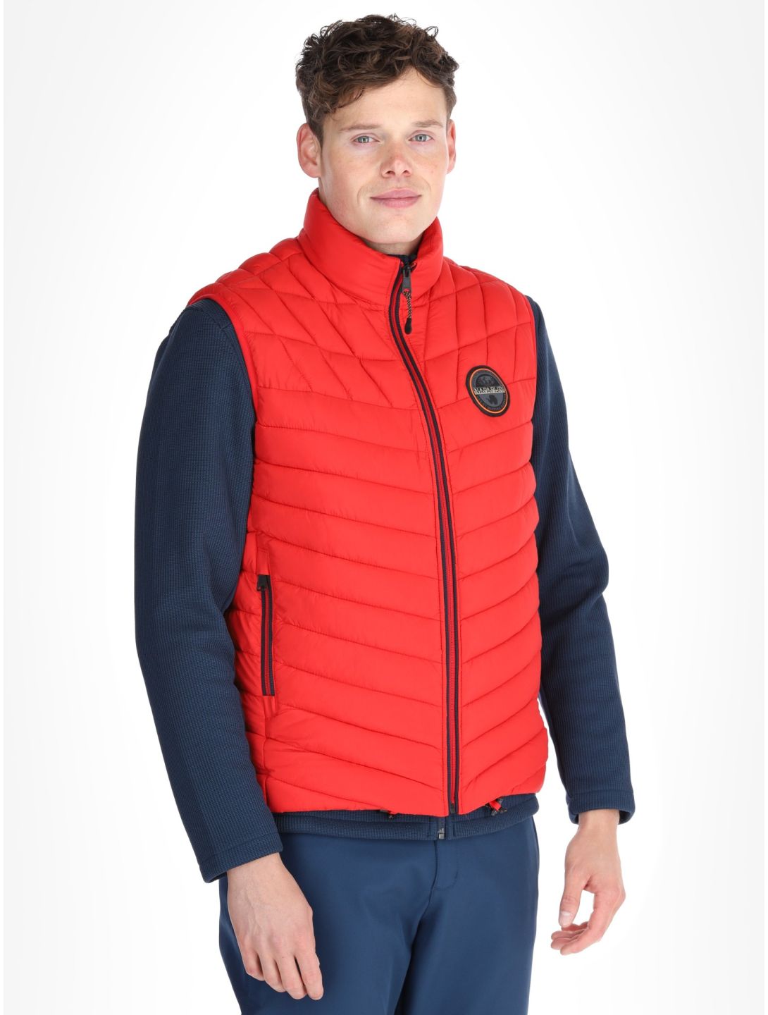 Napapijri, A-Lapaz V bodywarmer heren Red Goji rood 