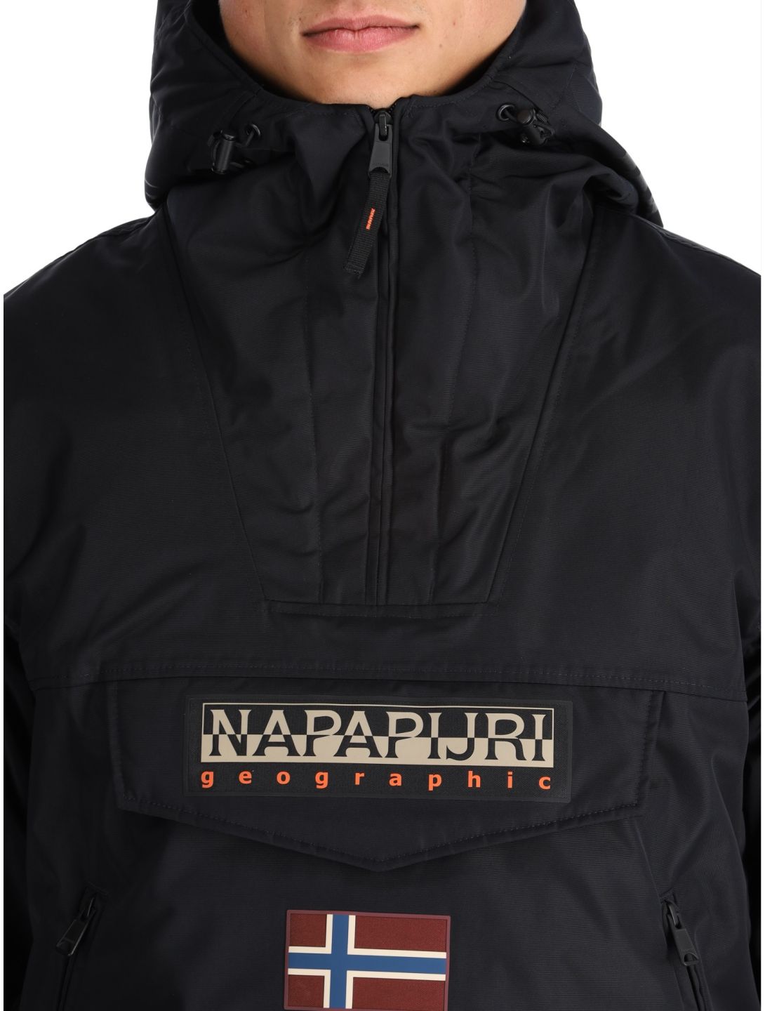 Napapijri, Rainforest Next winter anorak heren Black zwart 