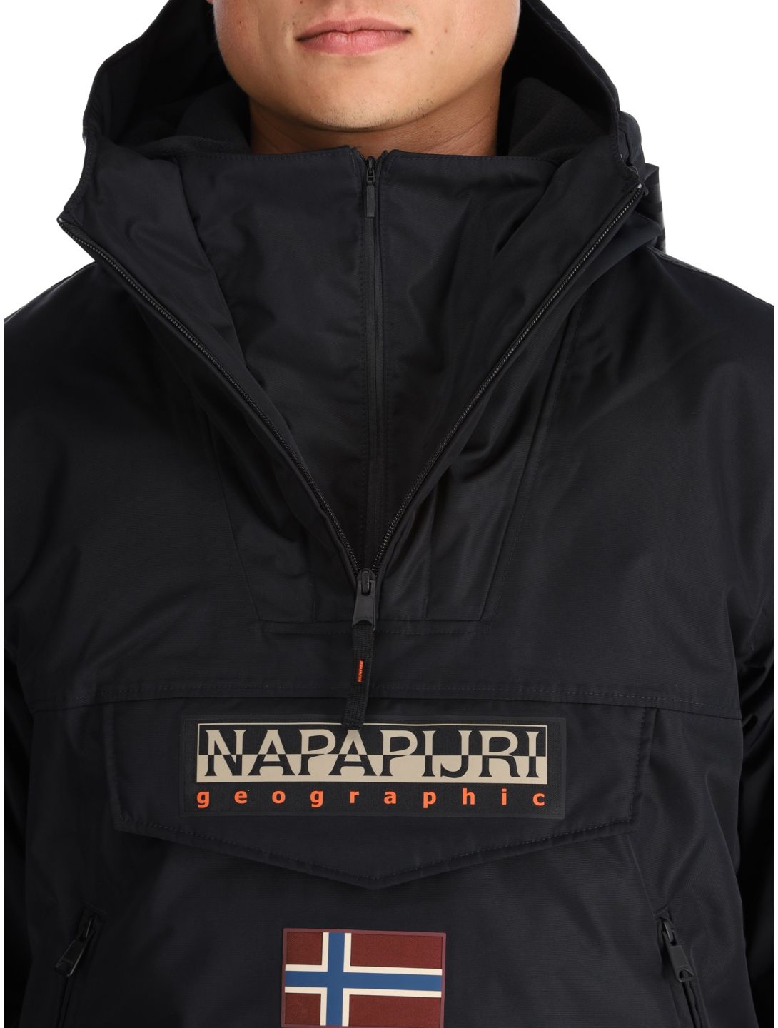 Napapijri, Rainforest Next winter anorak heren Black zwart 