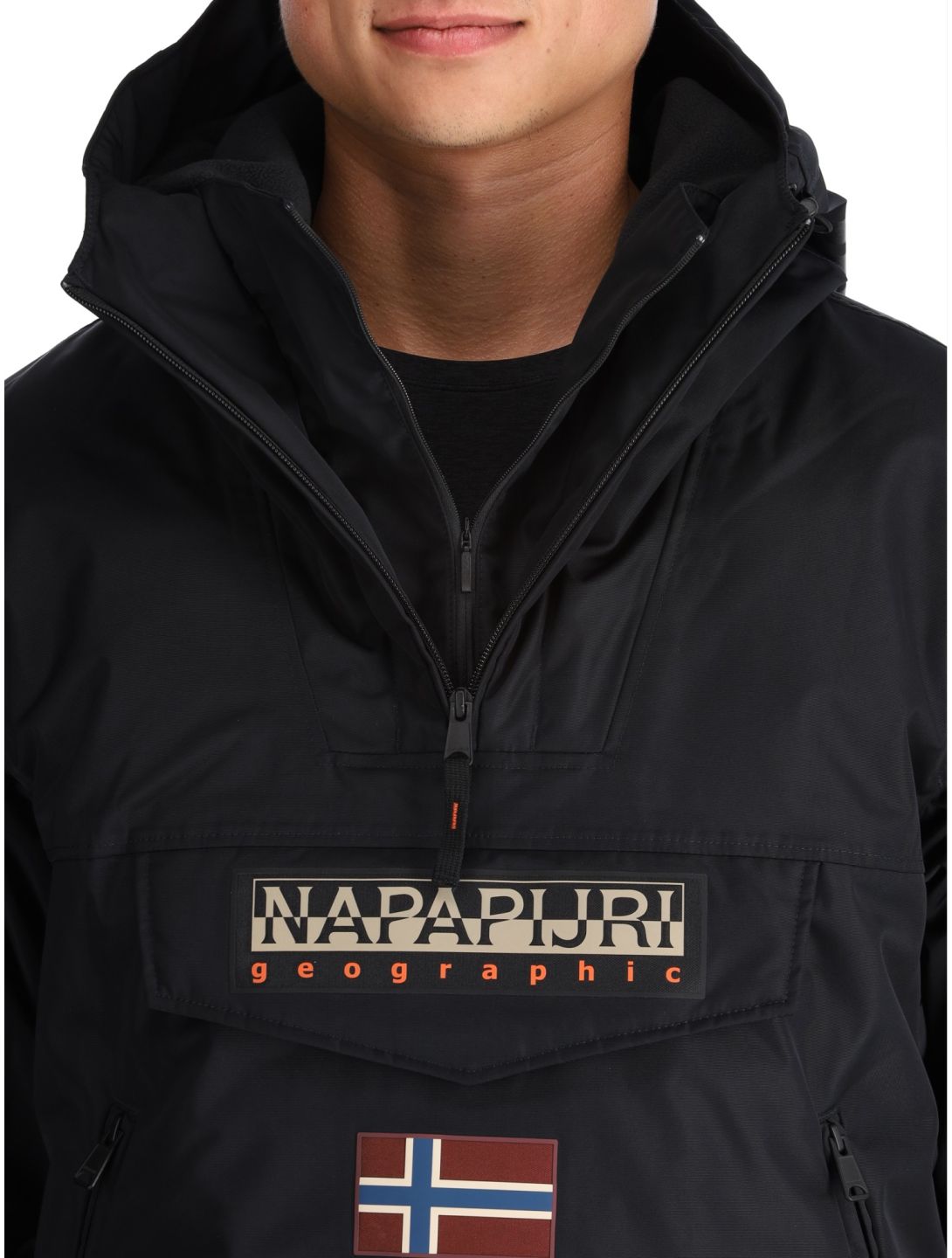 Napapijri, Rainforest Next winter anorak heren Black zwart 