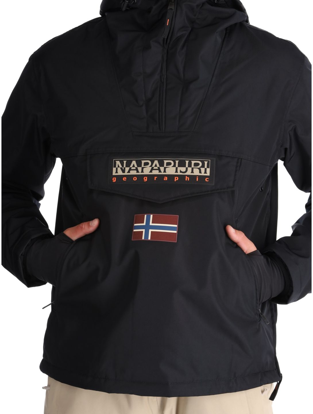 Napapijri, Rainforest Next winter anorak heren Black zwart 