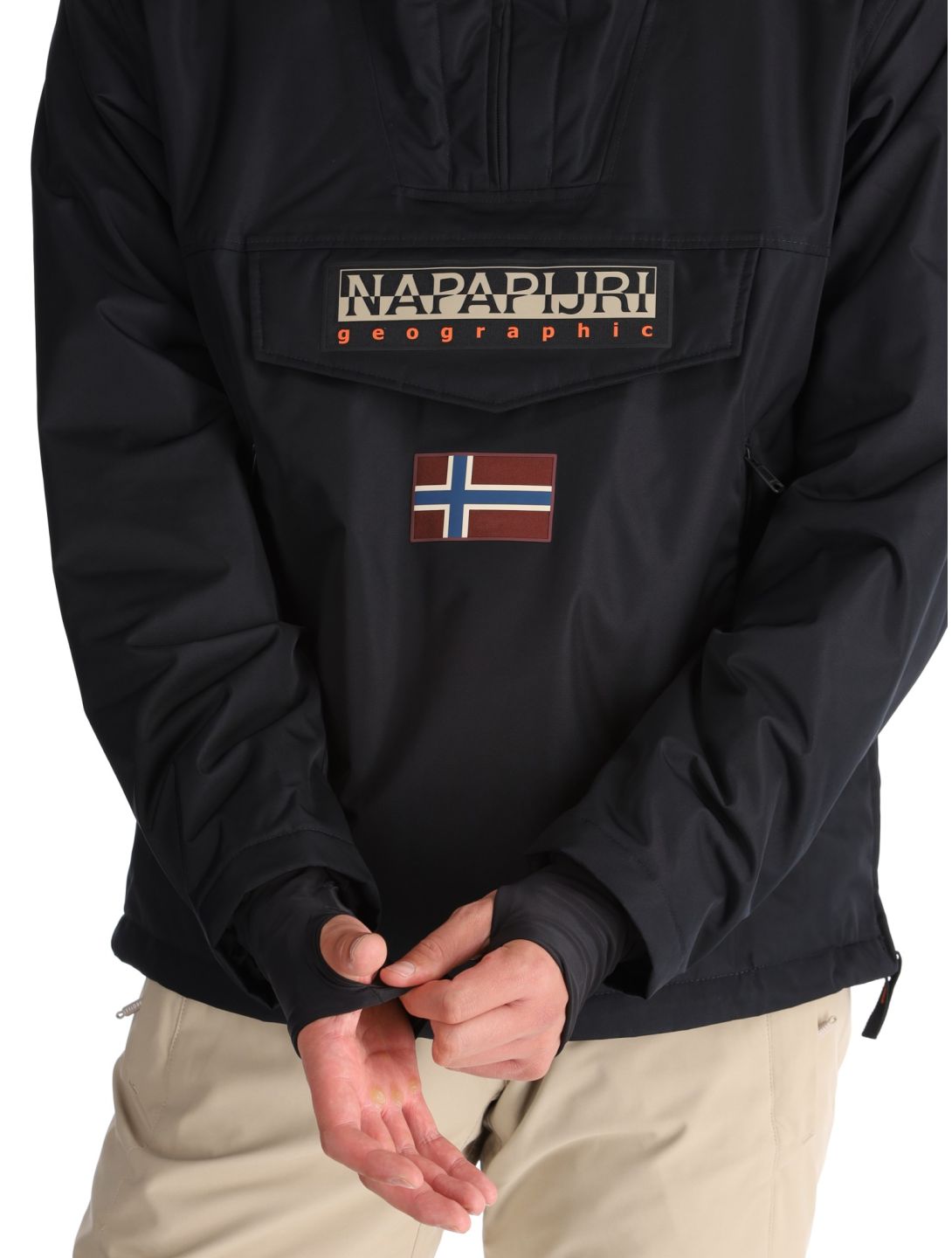 Napapijri, Rainforest Next winter anorak heren Black zwart 