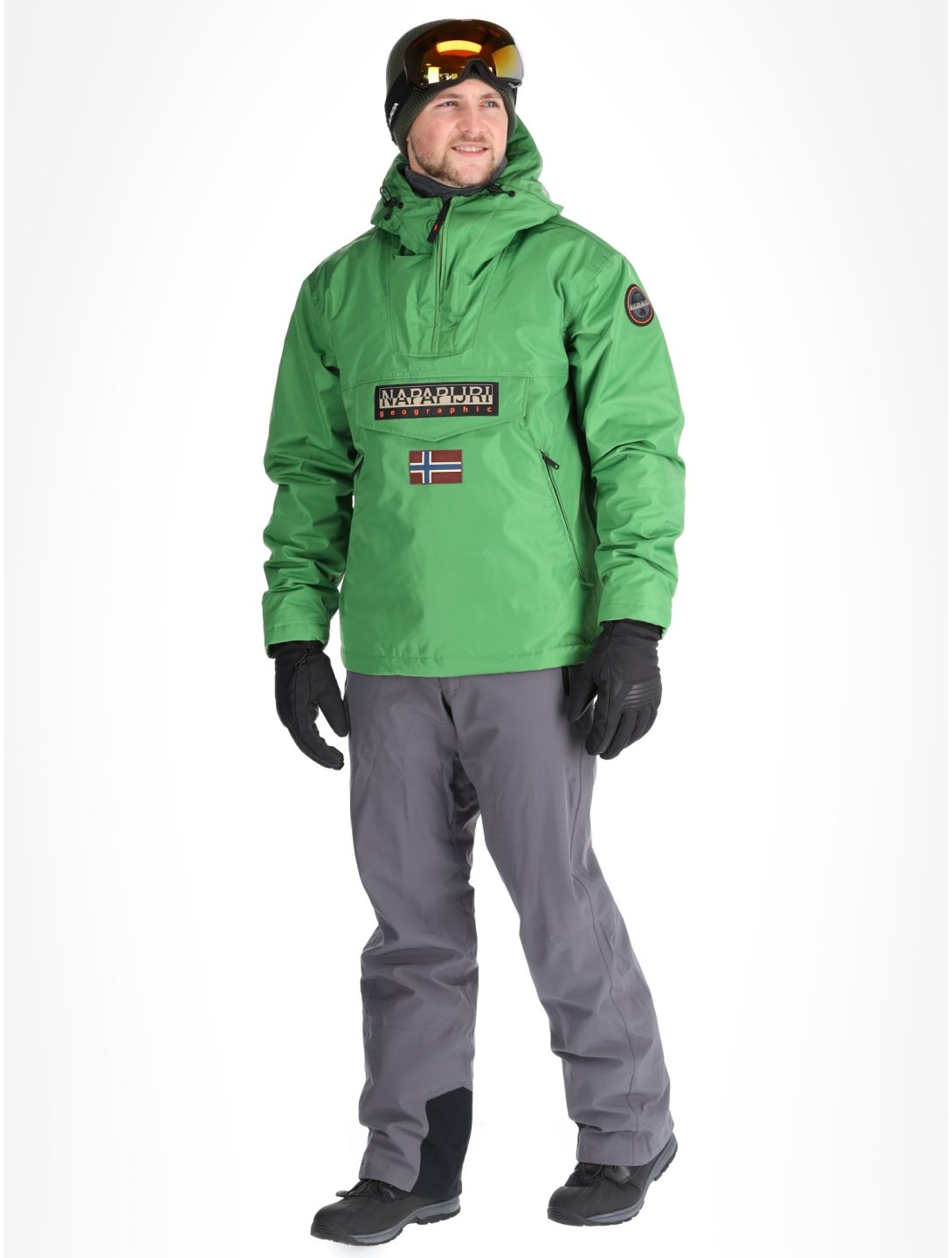 Napapijri, Rainforest Next winter anorak heren Kelly Green groen 