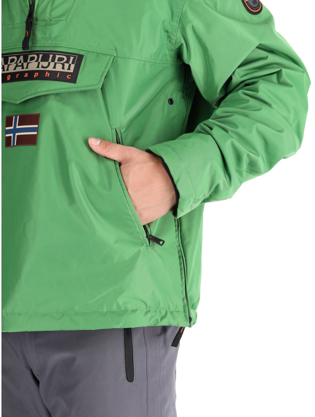 Napapijri, Rainforest Next winter anorak heren Kelly Green groen 