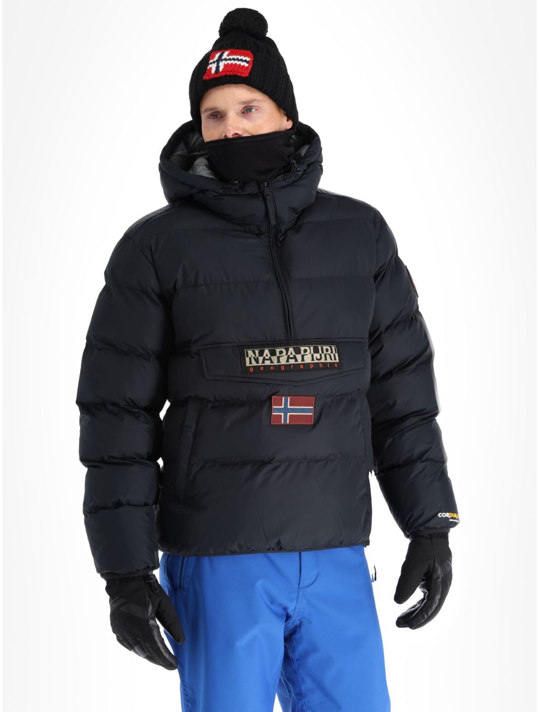 Napapijri, Rainforest Op Winter Puffer winter anorak heren Black 041 zwart 