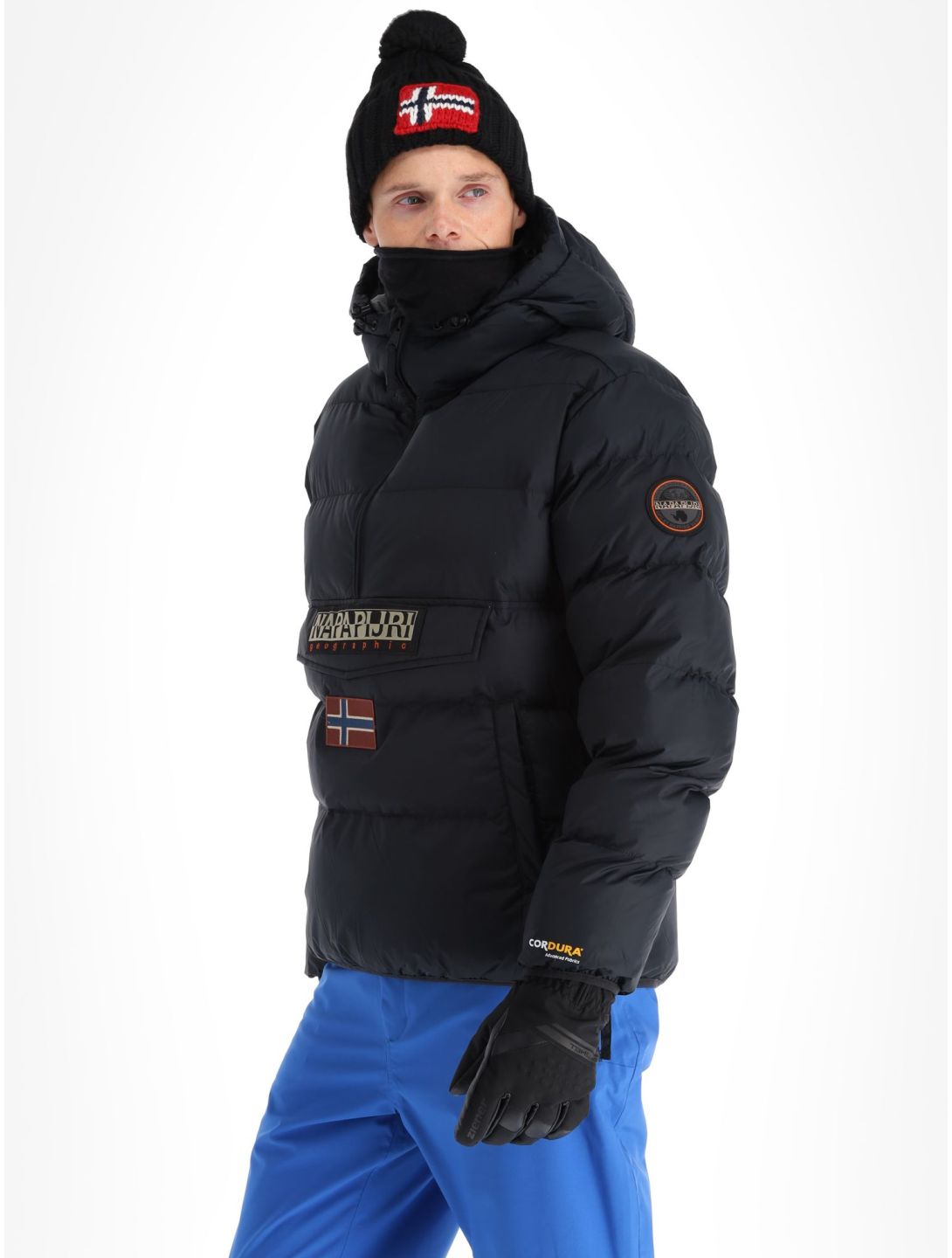 Napapijri, Rainforest Op Winter Puffer winter anorak heren Black 041 zwart 