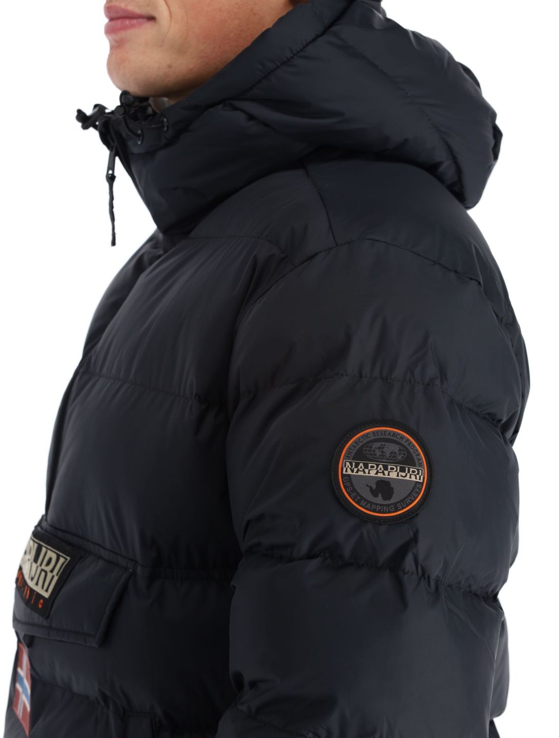 Napapijri, Rainforest Op Winter Puffer winter anorak heren Black 041 zwart 