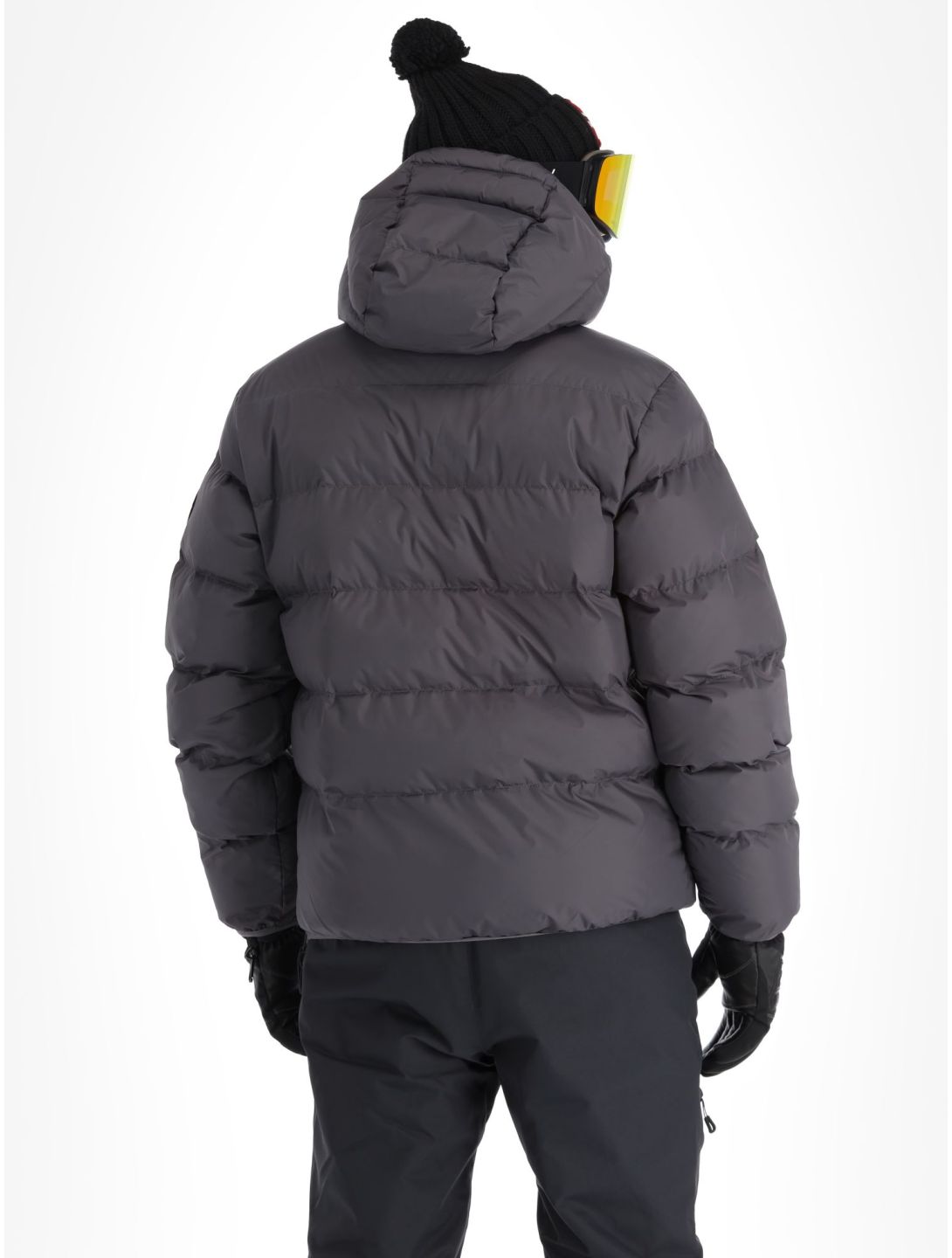 Napapijri, Rainforest Op Winter Puffer winter anorak heren Dark Grey Solid grijs 