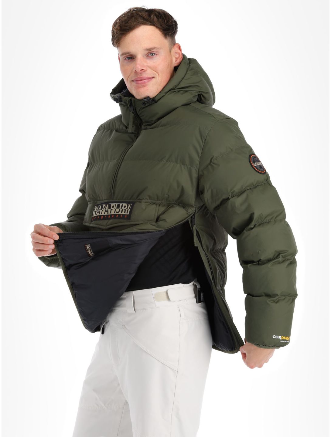 Napapijri, Rainforest Op Winter Puffer winter anorak heren Green Depths groen 