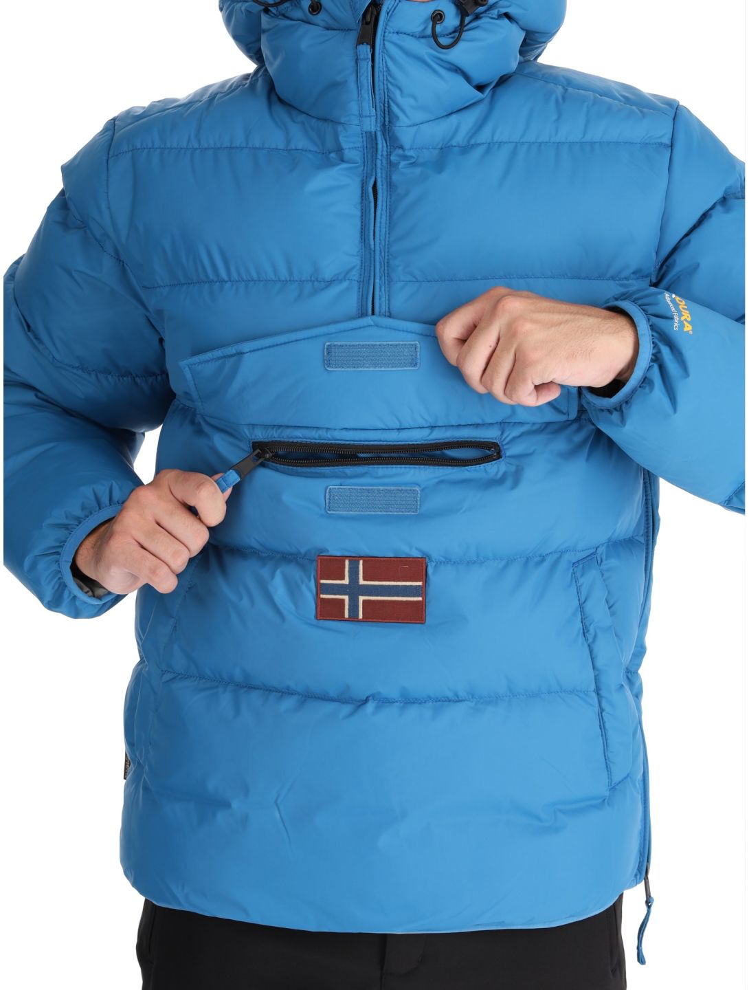 Napapijri, Rainforest Op Winter Puffer winter anorak heren Blue Sapphire blauw 