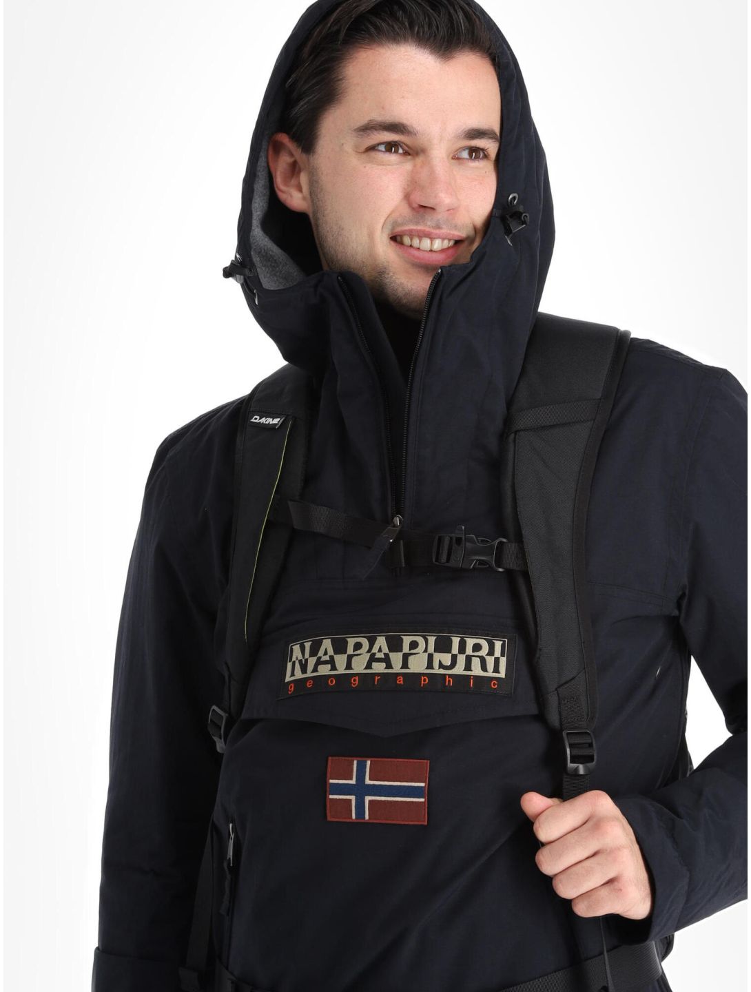 Napapijri, Rainforest Pocket 2 winter anorak heren Black 041 zwart 