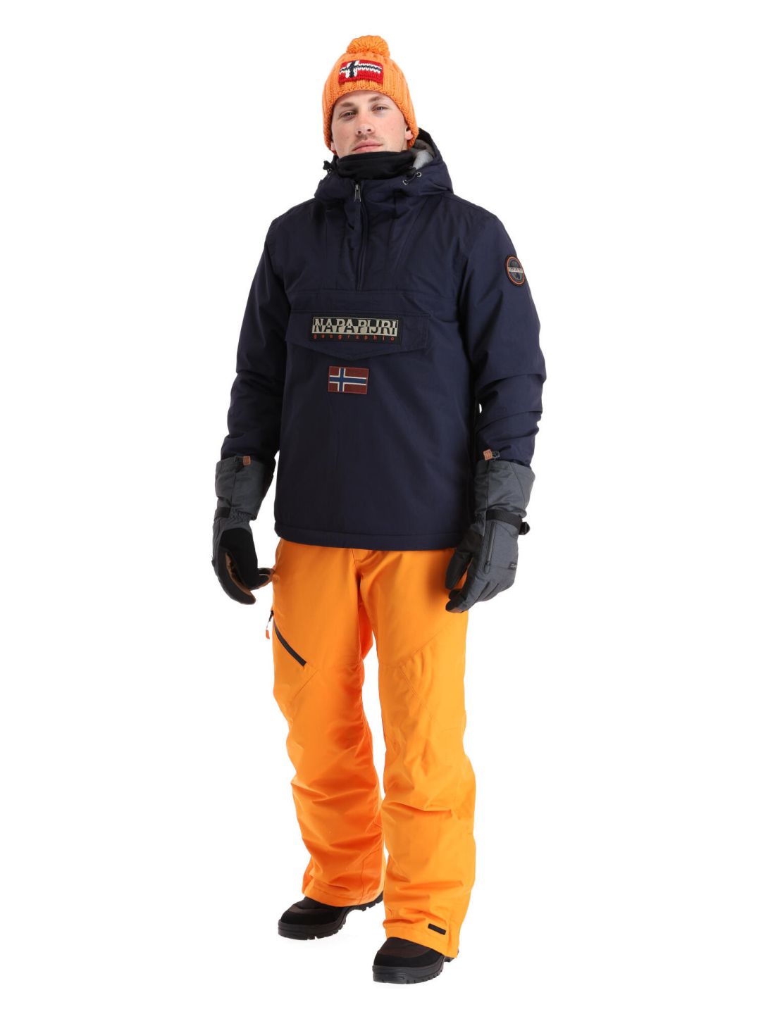 Napapijri, Rainforest Winter 3 winter anorak heren Blue Marine blauw 