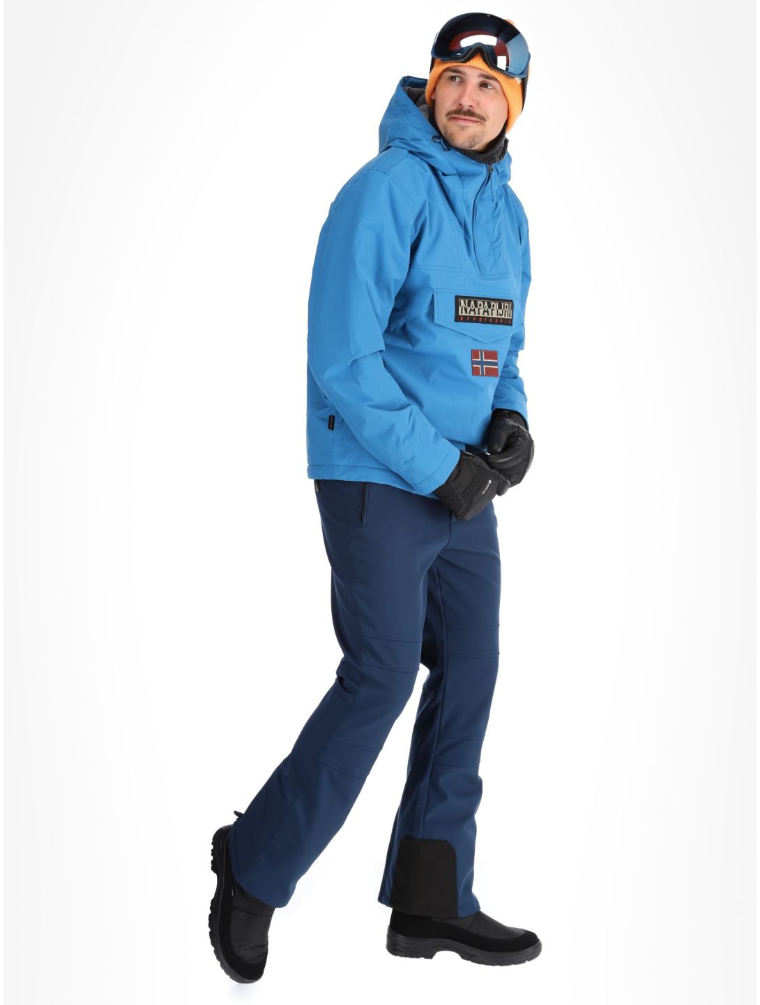 Napapijri, Rainforest Winter 3 winter anorak heren Blue Sapphire blauw 