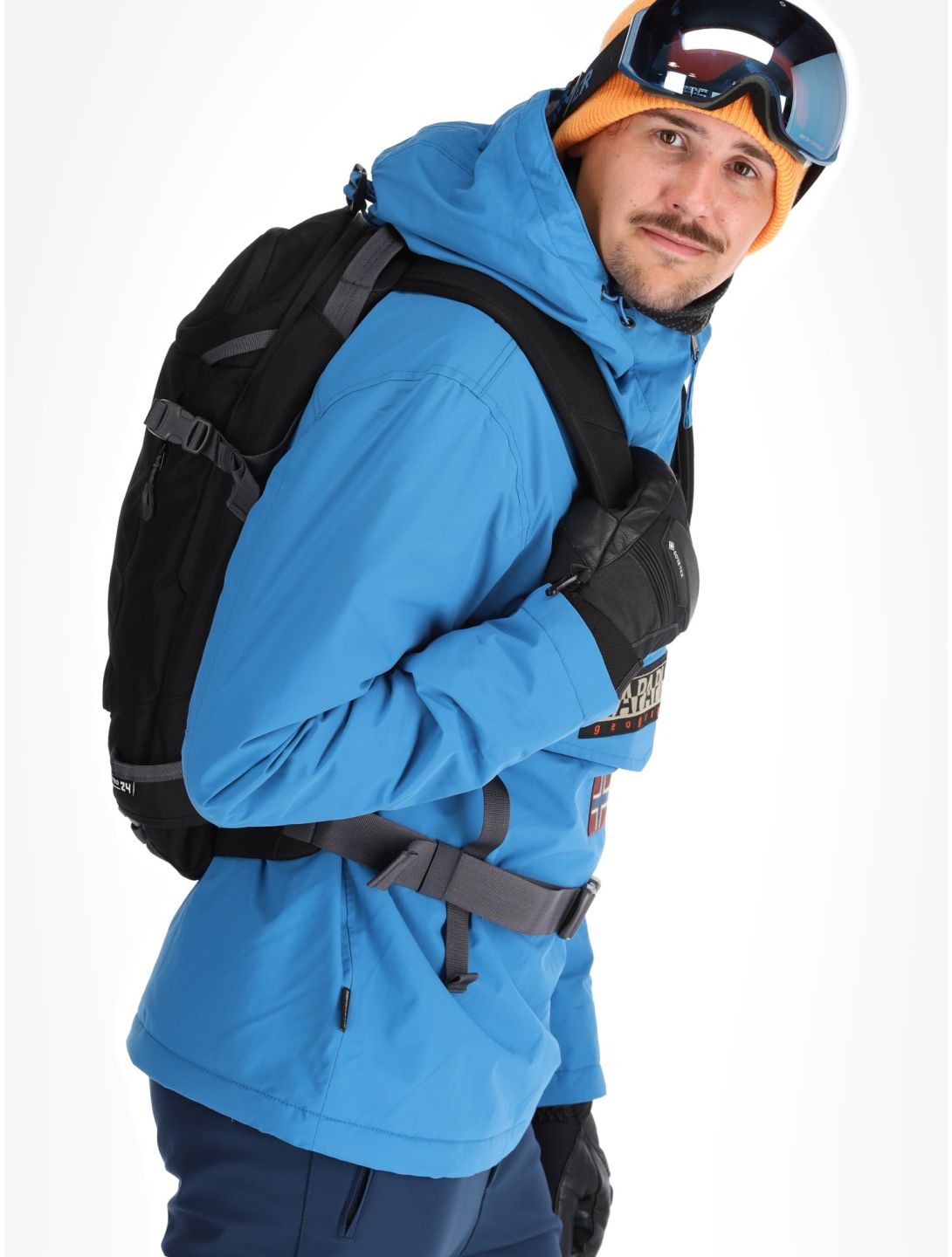 Napapijri, Rainforest Winter 3 winter anorak heren Blue Sapphire blauw 