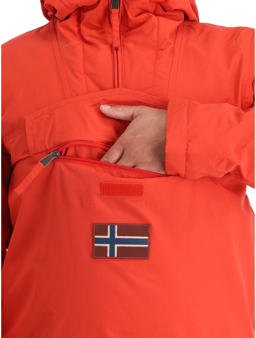 Napapijri, Rainforest Winter 3 winter anorak heren Red Poppy rood 