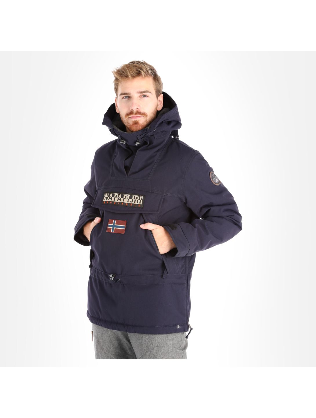 Napapijri, Skidoo 3  anorak heren marine Blauw