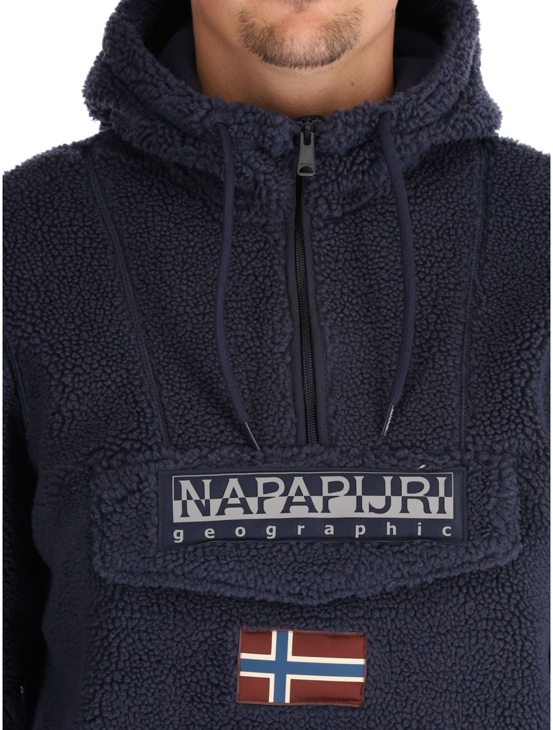 Napapijri, T-Burgee Curly trui heren Blue Marine blauw 