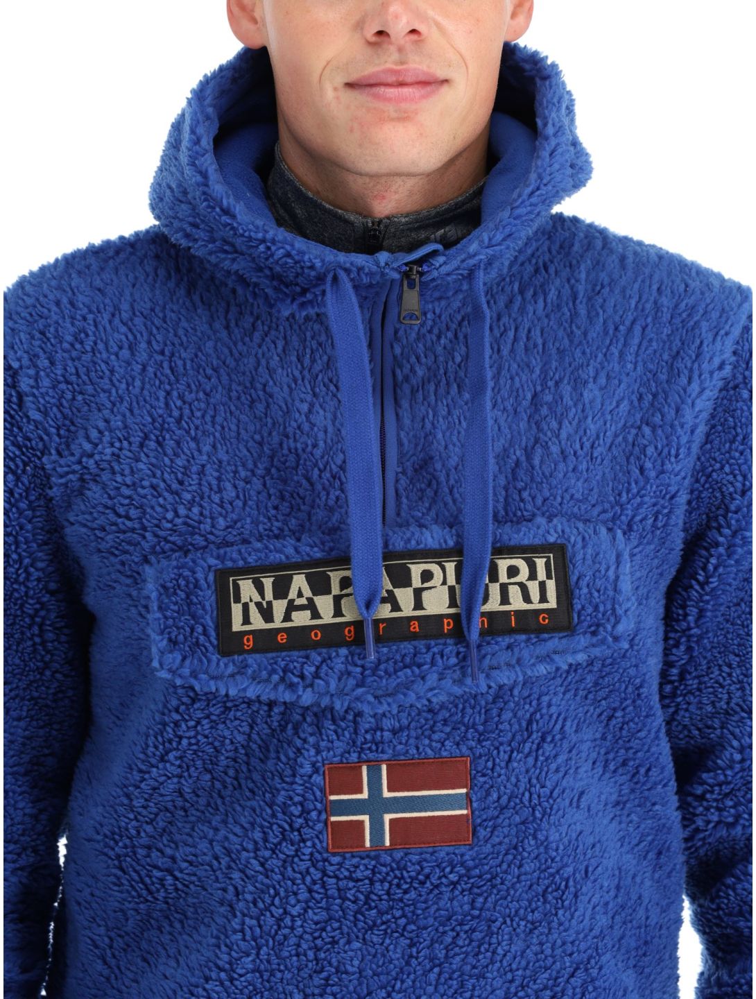 Napapijri, T-Burgee Hzh trui heren Blu Mazarin B5A blauw 