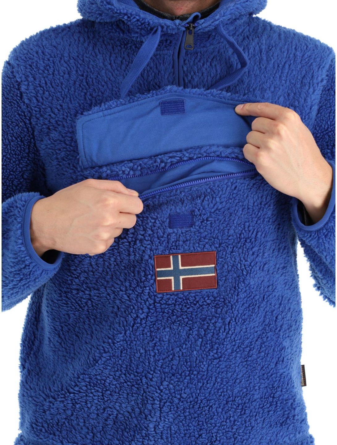 Napapijri, T-Burgee Hzh trui heren Blu Mazarin B5A blauw 