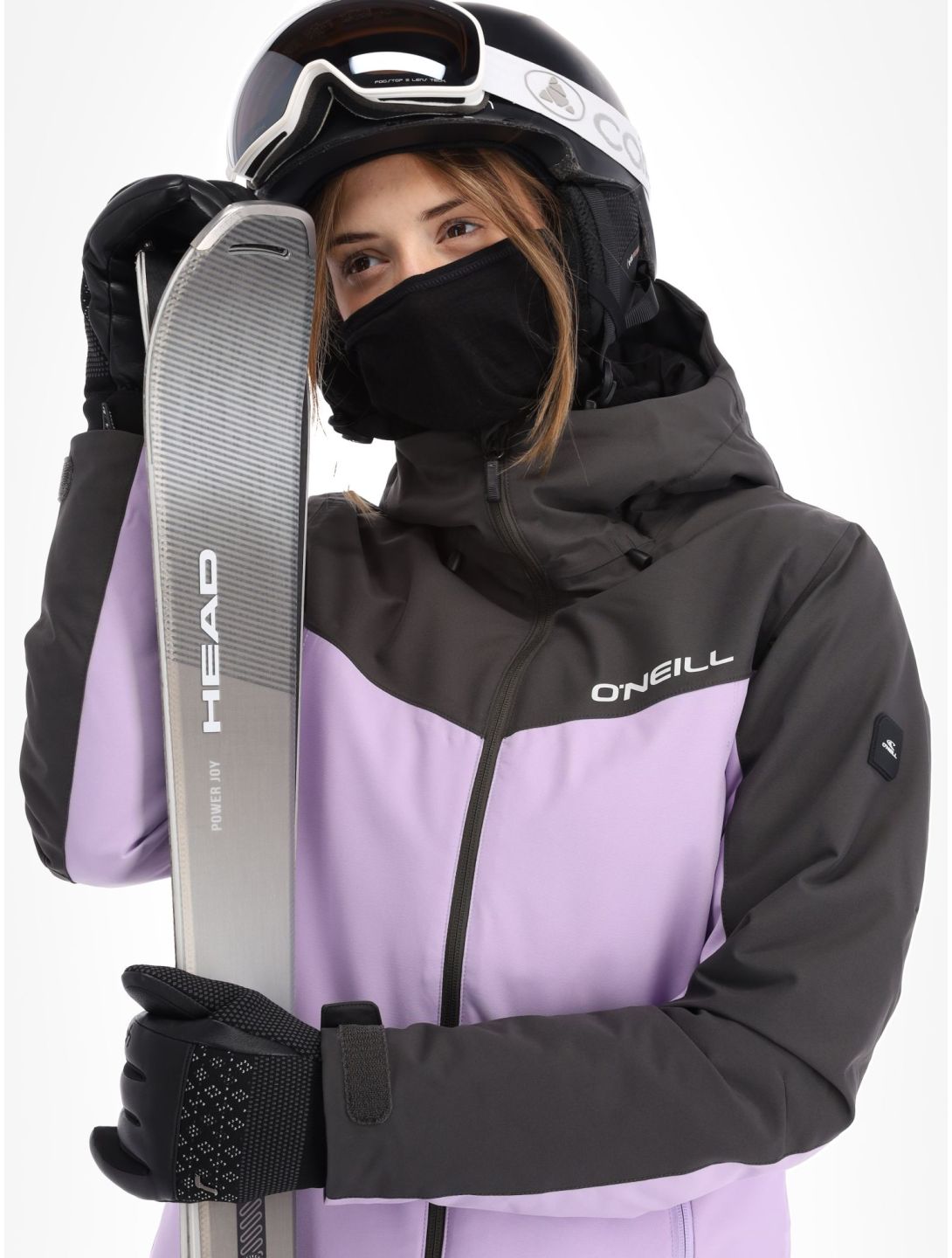 O'Neill, Aplite ski-jas dames Raven Colour Block grijs, roze 