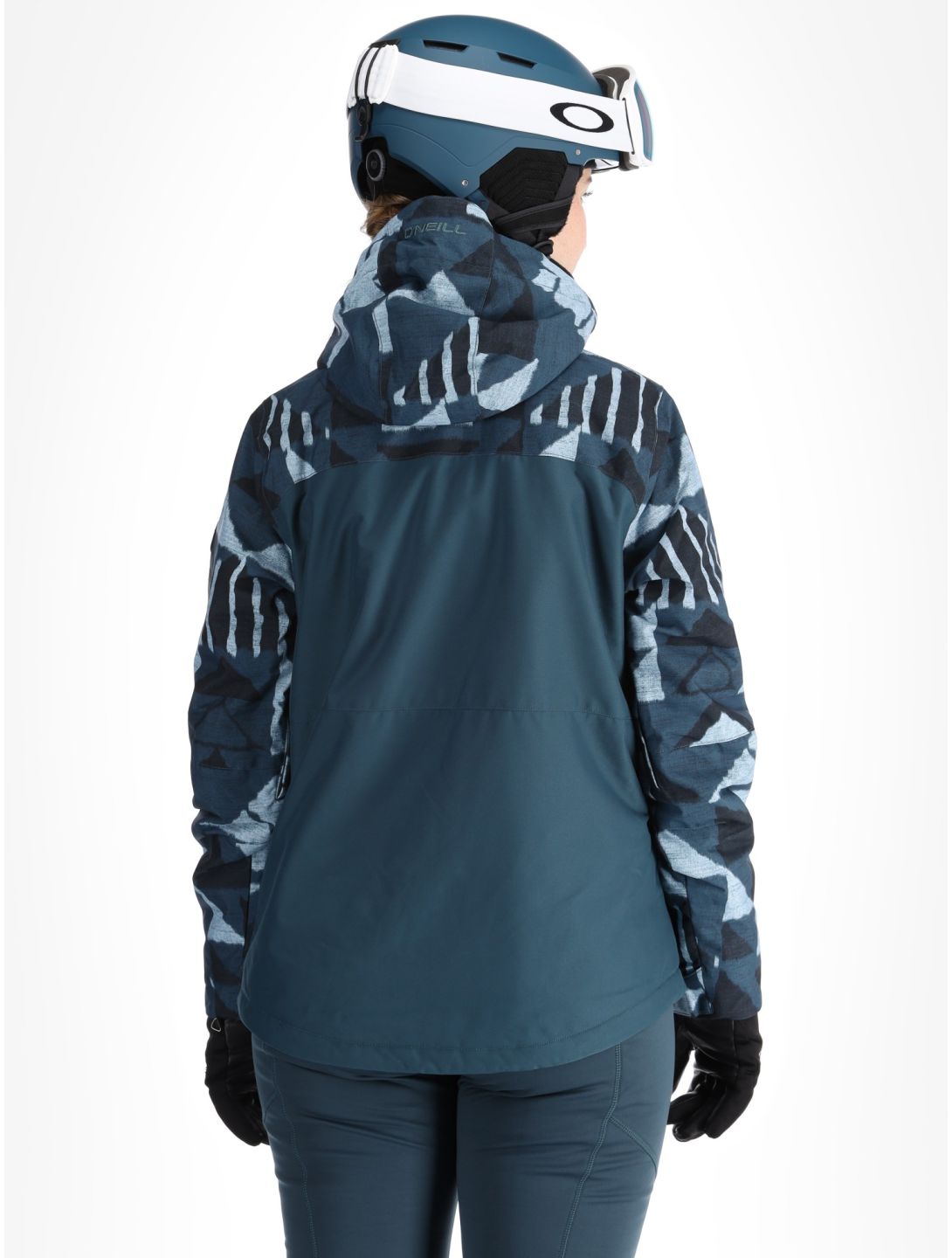 O'Neill, Aplite Plus ski-jas dames Blue Triangle Ikat blauw 