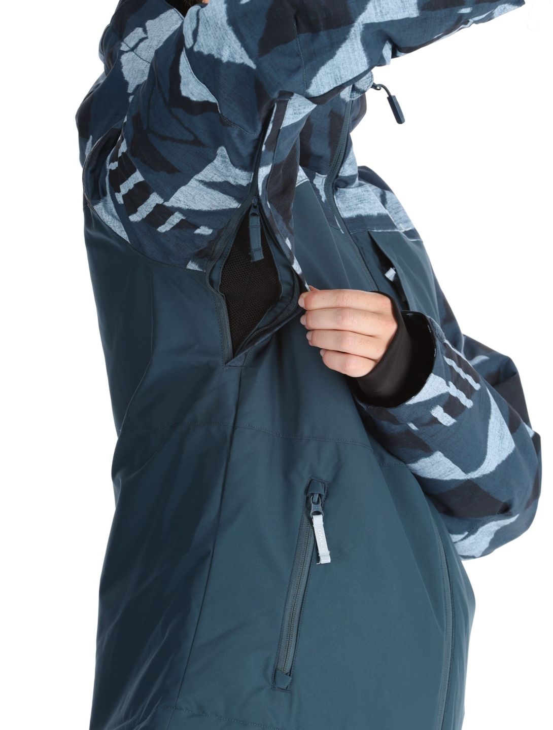 O'Neill, Aplite Plus ski-jas dames Blue Triangle Ikat blauw 