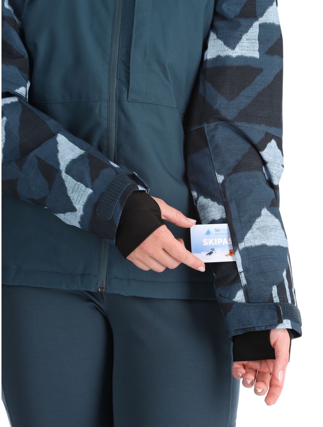 O'Neill, Aplite Plus ski-jas dames Blue Triangle Ikat blauw 