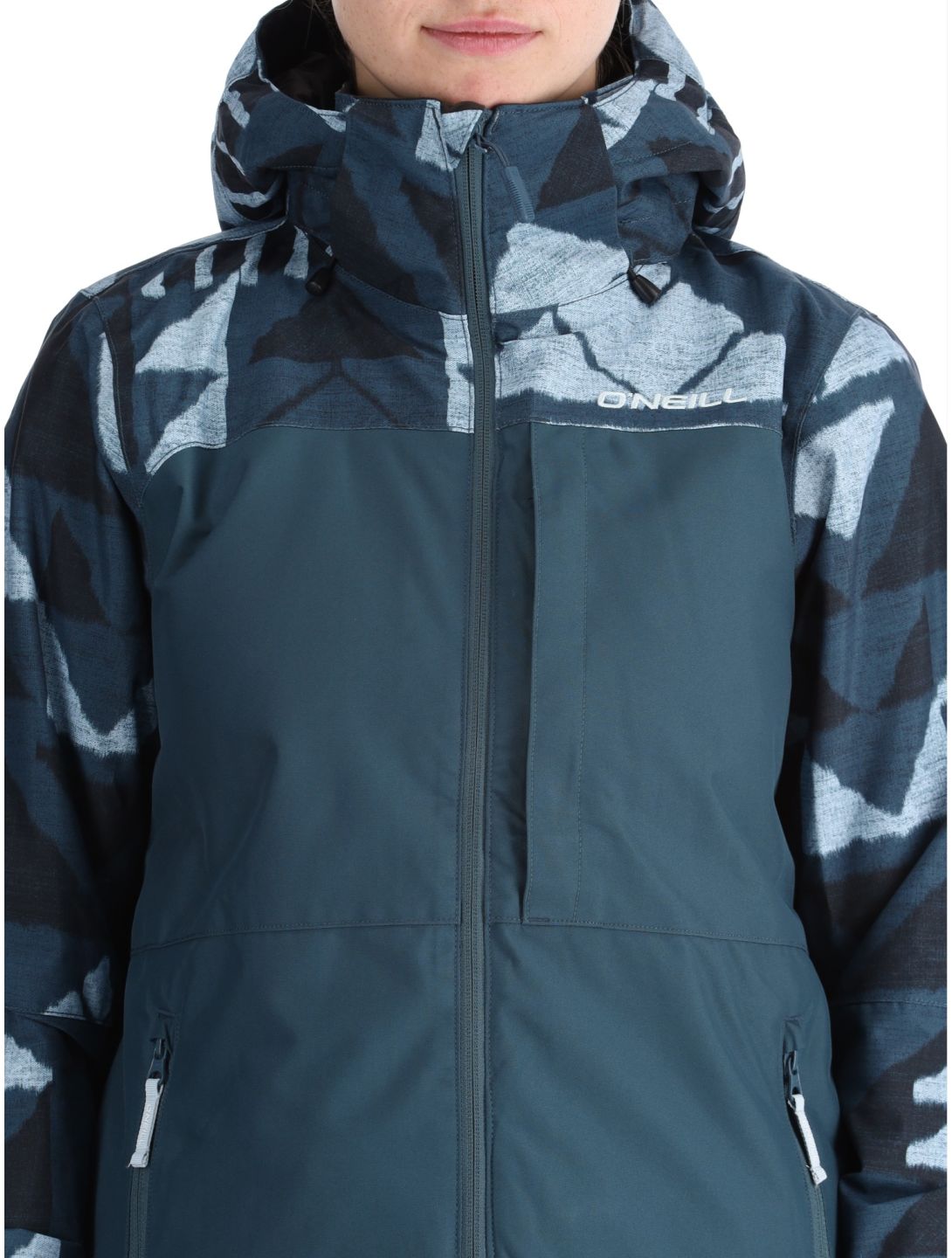 O'Neill, Aplite Plus ski-jas dames Blue Triangle Ikat blauw 