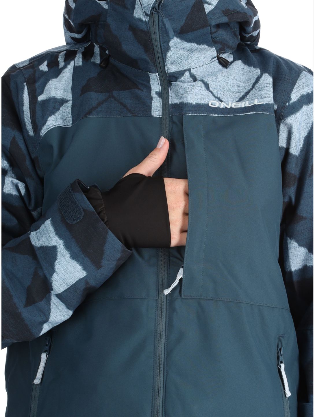 O'Neill, Aplite Plus ski-jas dames Blue Triangle Ikat blauw 