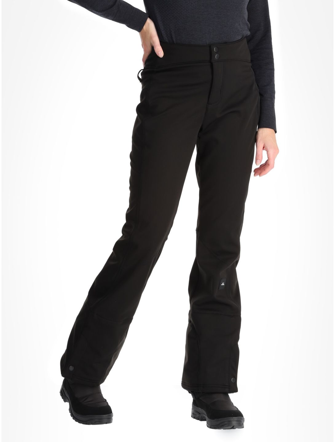 O'Neill, Blessed Softshell Hybdrid Skinny softshell skibroek dames Black Out zwart 