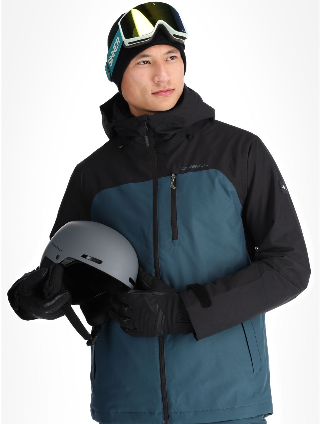 O'Neill, Hammer Plus Snow ski-jas heren Alma Steel blauw, zwart 