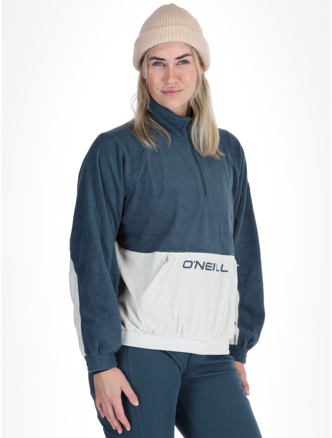 O'Neill, O'riginals Polartec 100HZ trui dames Alma Steel blauw, wit 