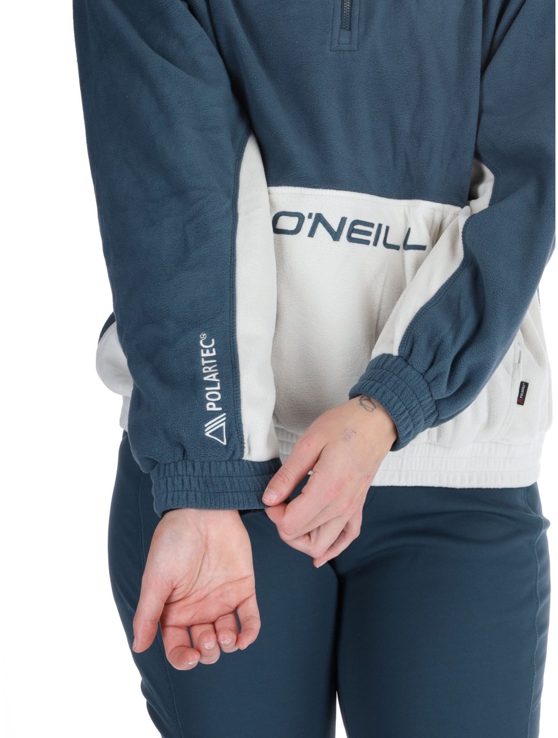 O'Neill, O'riginals Polartec 100HZ trui dames Alma Steel blauw, wit 