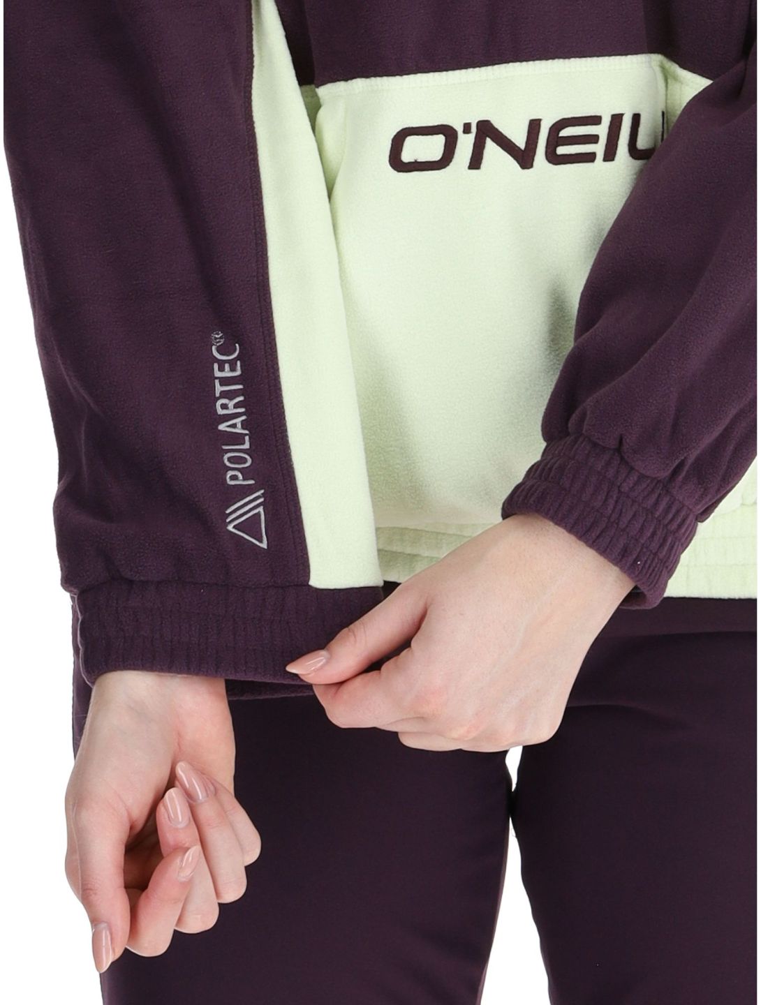 O'Neill, O'riginals Polartec 100HZ trui dames Aubergine Colour Block beige, paars 