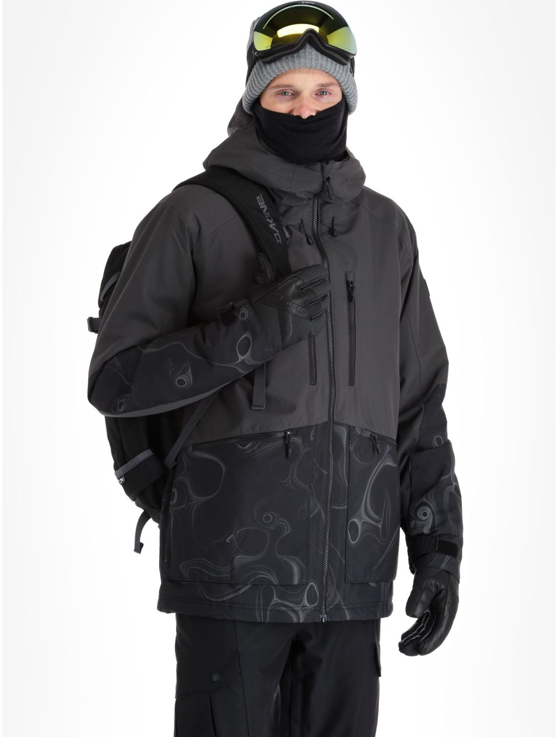 O'Neill, Texture ski-jas heren Black Out Colour Block zwart 