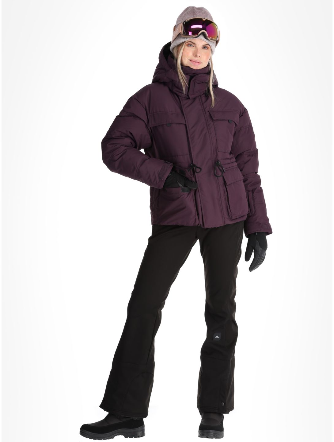 O'Neill, Z.E.N. Hybdrid ski-jas dames Aubergine paars 