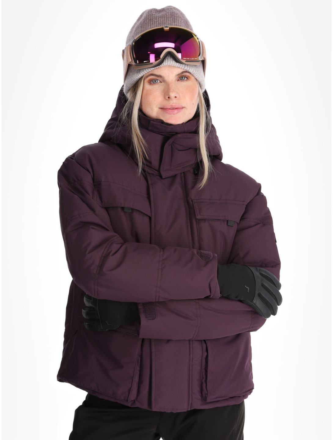 O'Neill, Z.E.N. Hybdrid ski-jas dames Aubergine paars 