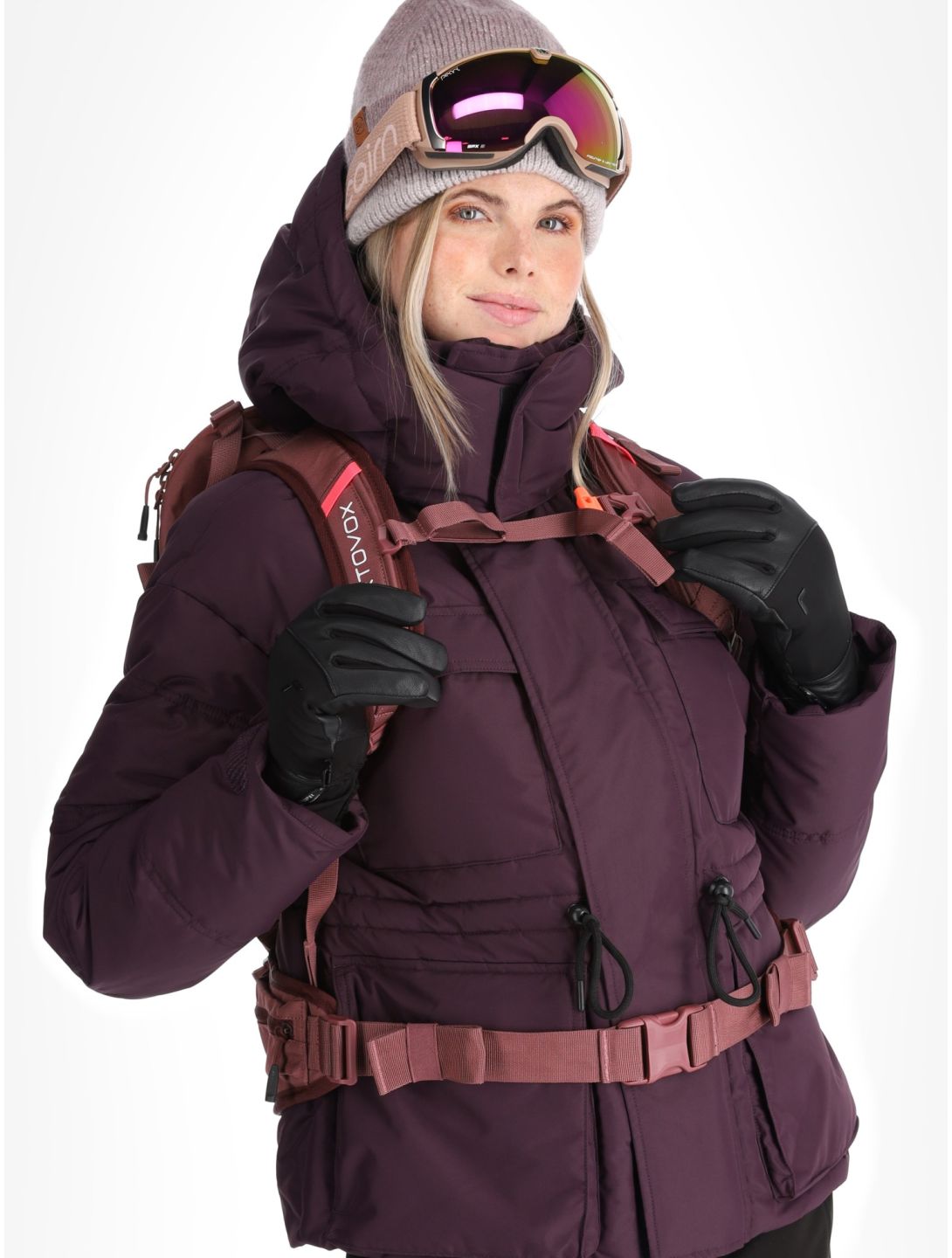 O'Neill, Z.E.N. Hybdrid ski-jas dames Aubergine paars 