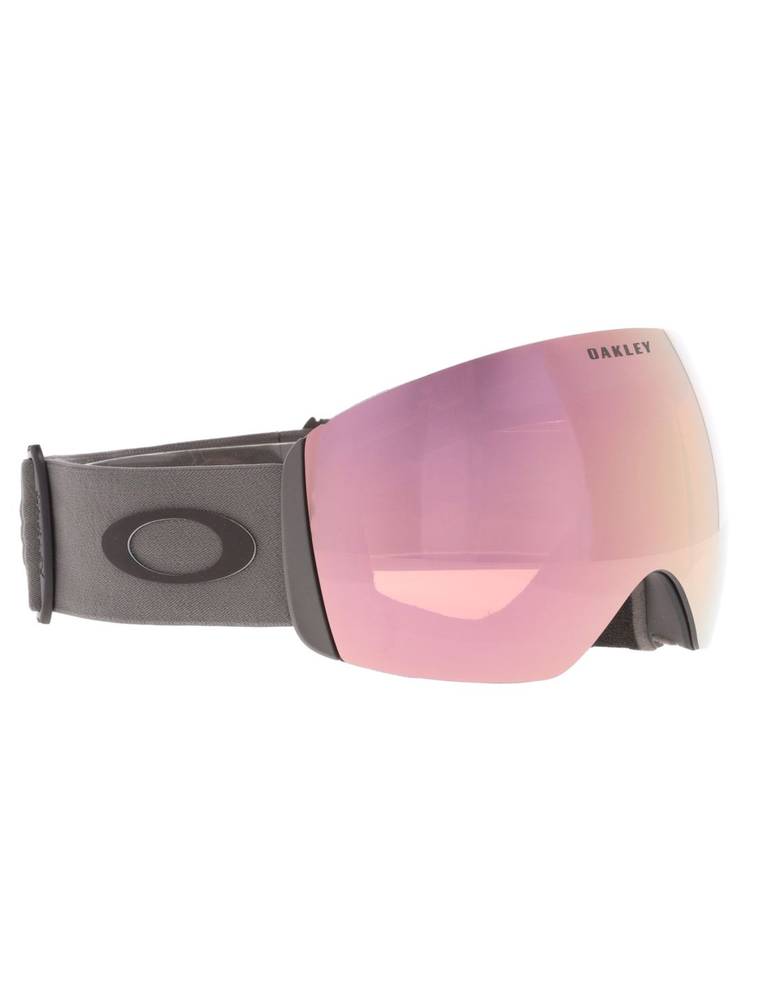 Oakley, Flight Deck L skibril unisex Matte Forged Iron - Prizm Rose Gold Iridium grijs 