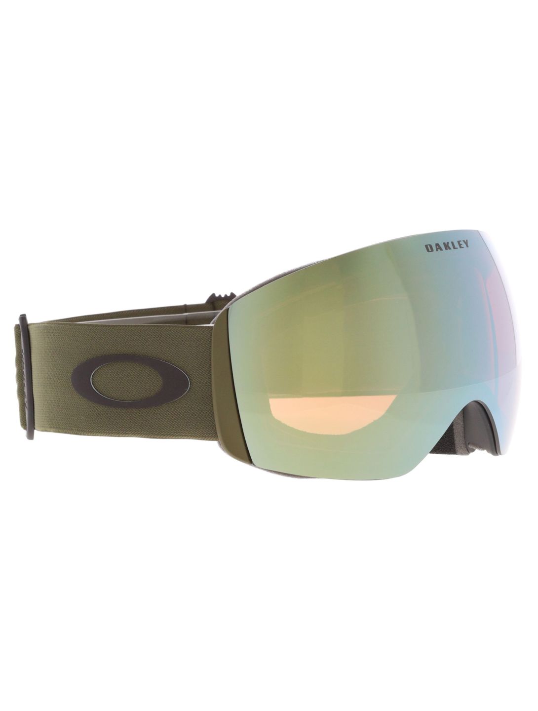 Oakley, Flight Deck L skibril unisex Matte New Dark Brush - Prizm Sage Gold Iridium groen 