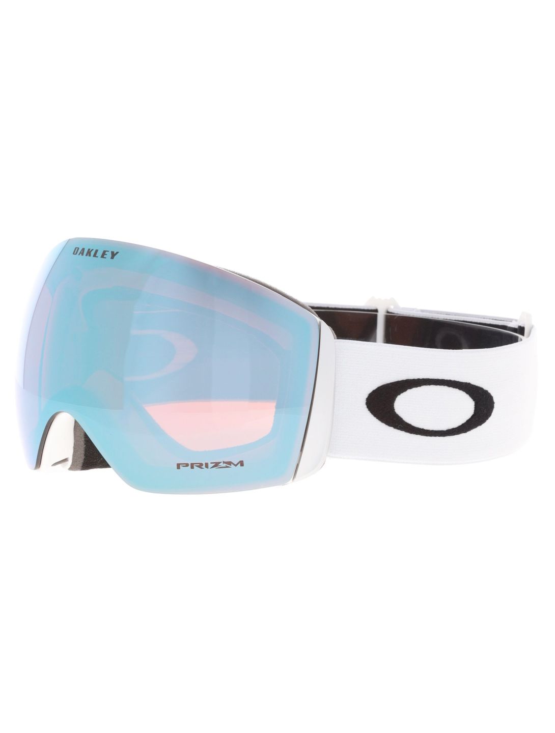 Oakley, Flight Deck L skibril unisex Matte White - Prizm Sapphire Iridium wit 