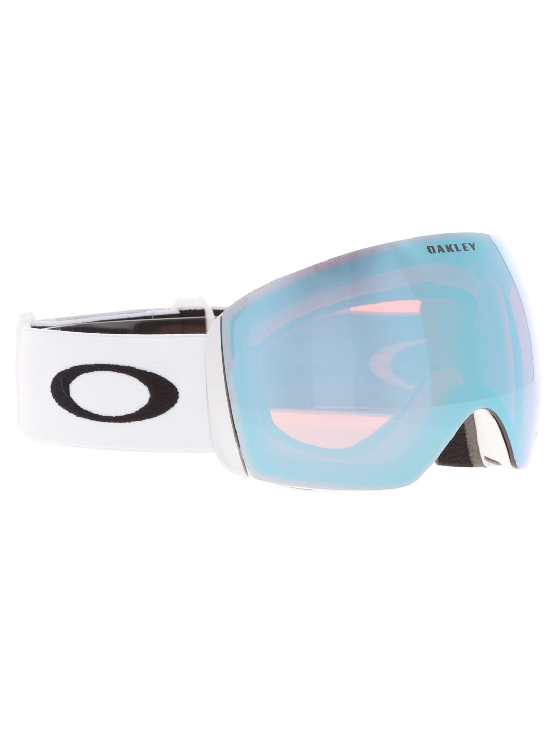 Oakley, Flight Deck L skibril unisex Matte White - Prizm Sapphire Iridium wit 