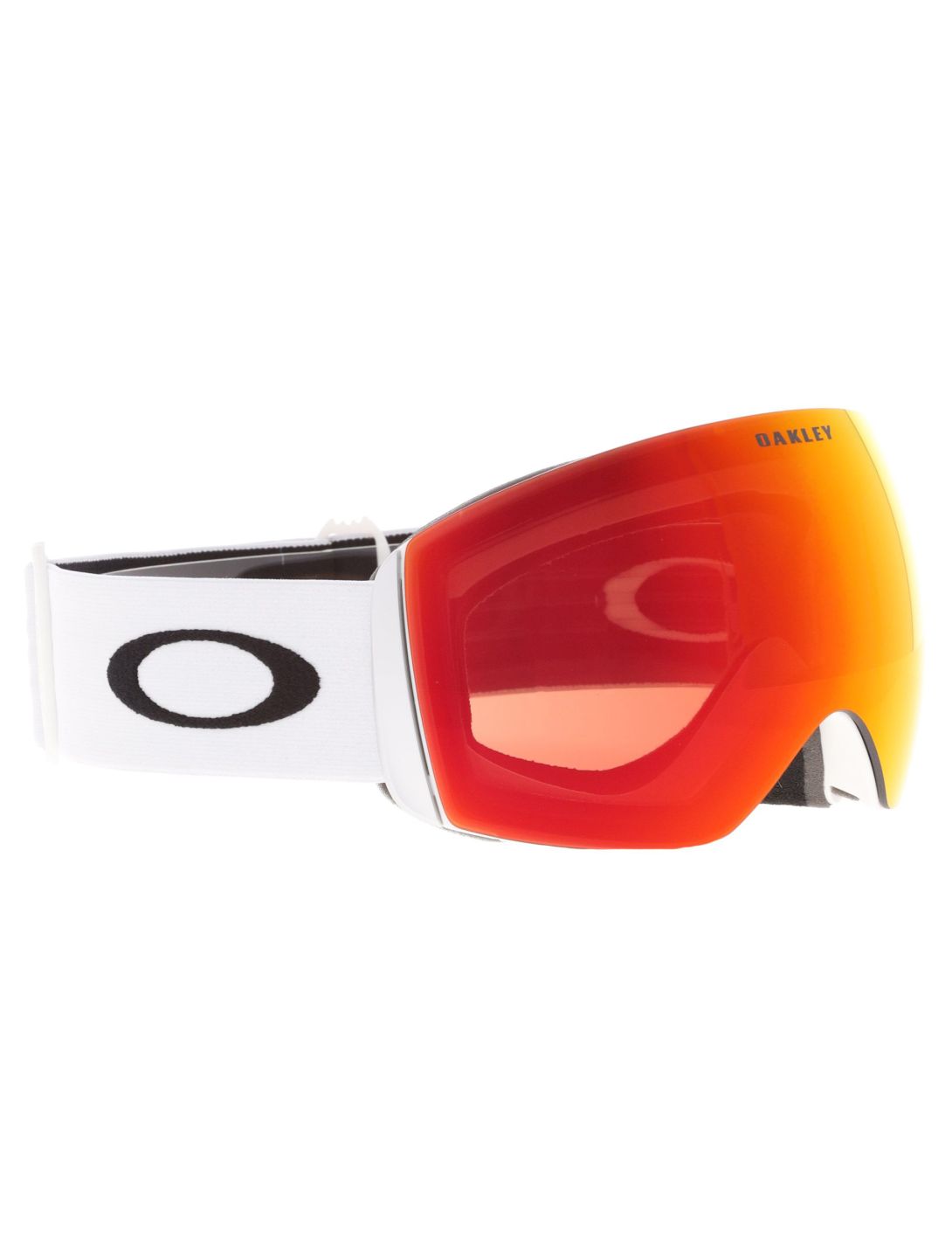 Oakley, Flight Deck L skibril unisex Matte White - Prizm Torch Iridium wit 