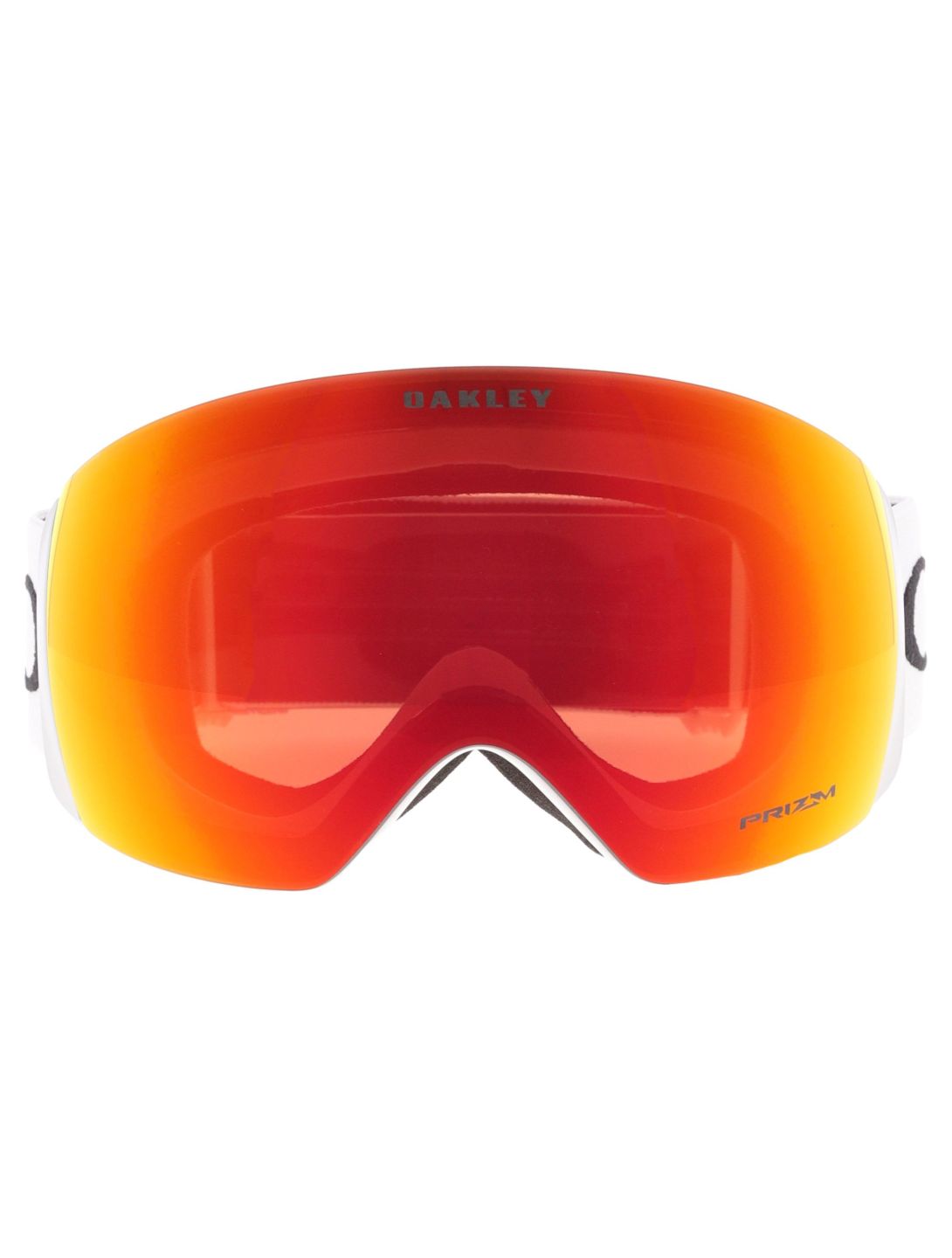 Oakley, Flight Deck L skibril unisex Matte White - Prizm Torch Iridium wit 