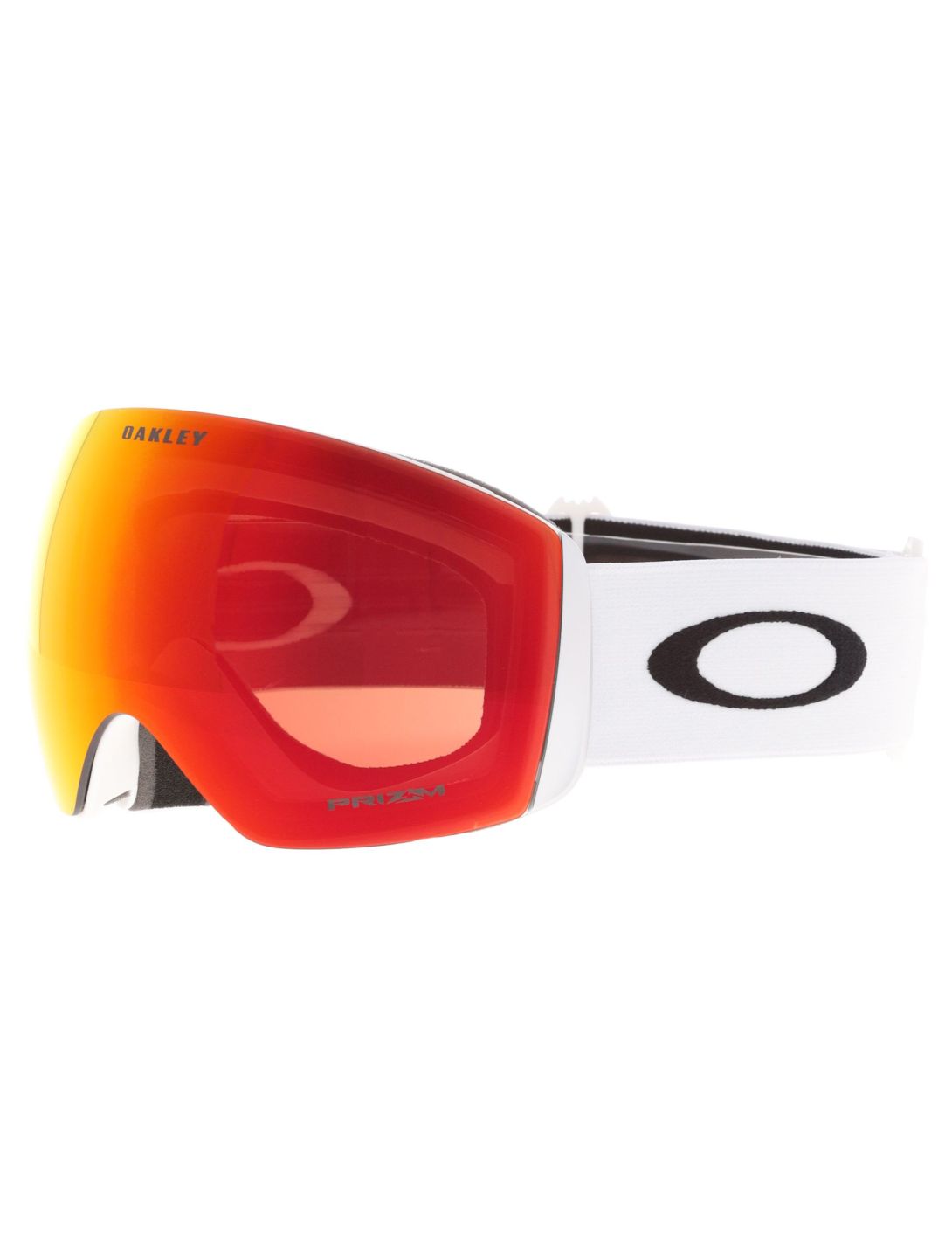 Oakley, Flight Deck L skibril unisex Matte White - Prizm Torch Iridium wit 