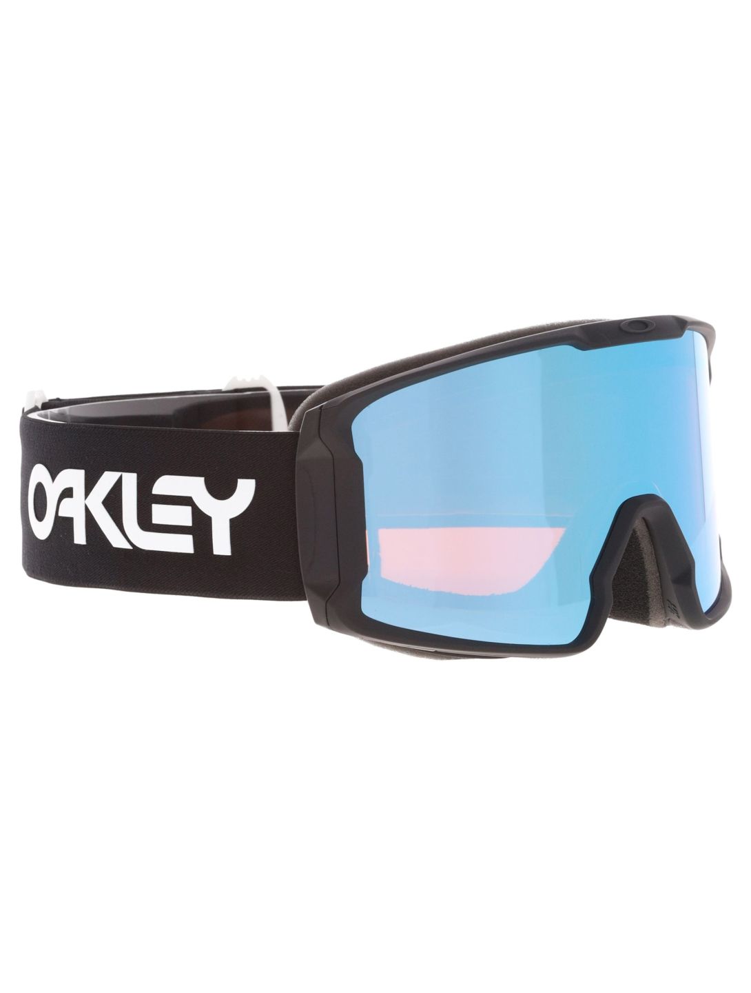 Oakley, Line Miner L skibril unisex Factory Pilot Black - Prizm Sapphire Iridium wit, zwart 