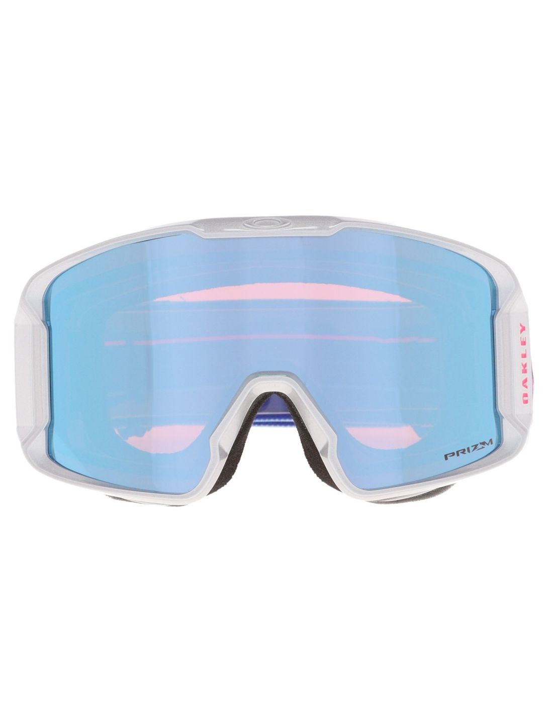 Oakley, Line Miner L skibril unisex Lucas Braathen Signature - Prizm Snow Sapphire Iridium roze, wit 