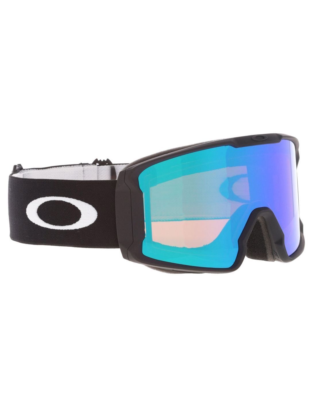 Oakley, Line Miner L skibril unisex Matte Black - Prizm Argon Iridium zwart 